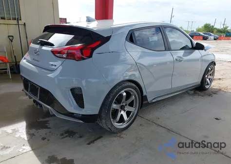 2020 Hyundai Veloster Turbo R-Spec z USA, uszkodzony, nr VIN KMHTH6AB4LU030510